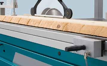 T6523 electrically adjustable 3-axis scoring saw Fully integrated in the controller Electrically adjustable 2-axis and 3-axis scoring saw The 2-axis system is completely user-friendly.