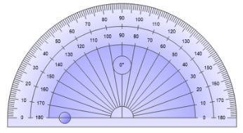 Name Using a Protractor Measure each angle using a protractor.