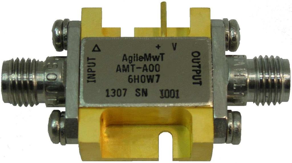 AMT-A0112 11 GHz to 18 GHz Broadband Low Noise Amplifier Data Sheet Features 11 GHz to 18 GHz Frequency Range Typical Noise Figure < 1.