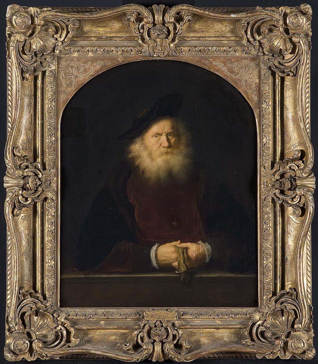 Page 3 of 8 This small panel of an old man with a white beard is a tronie, a genre of Comparative Figures painting that emerged in the first half of the seventeenth century in the Northern