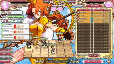 Battle Screen (Unit Layout) 1. Selected Character Information The name and stats of the selected character will be displayed. 2.