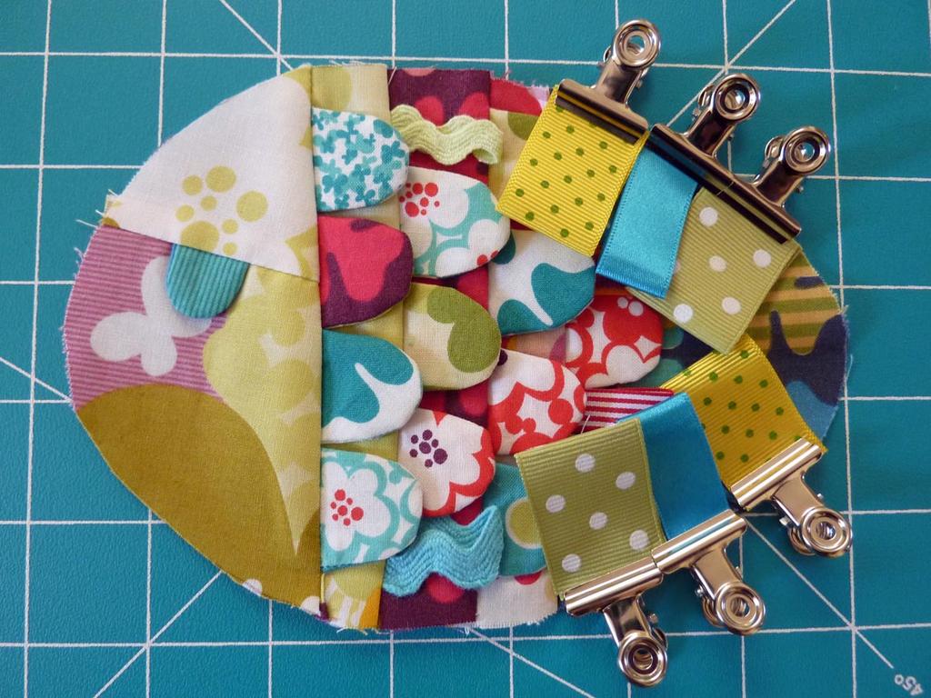 Step 7 - Add the hanging loop - Cut a strip of fabric 20 x 1 ½ or if you are using a layer cake cut