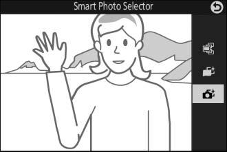 Letting the Camera Choose the Moment (Smart Photo Selector) The Smart Photo Selector helps you capture a fleeting expression on the face of a portrait subject or other hard-to-time shots such as