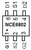 http://www.ncepower.com NCE N-Channel Enhancement Mode Power MOSFET Description The uses advanced trench technology to provide excellent R DS(ON) and low gate charge.