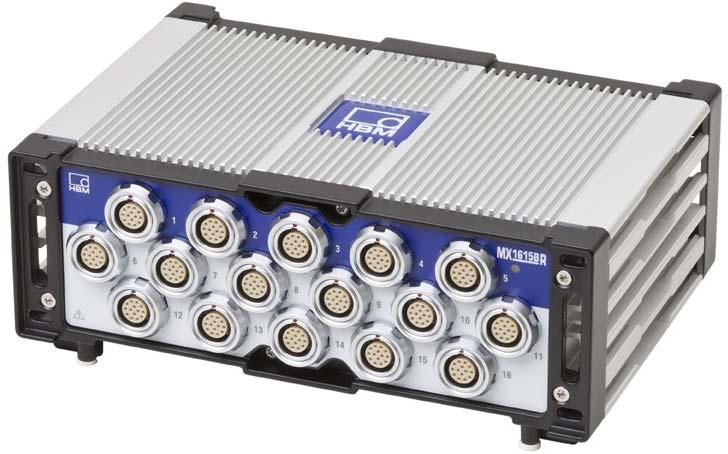 MX1615B R Ultra-rugged Bridge Amplifier Data Sheet Special features 16 individually configurable inputs Connection of strain gages in quarter-, half- or full-bridge Bridge excitation: DC or carrier