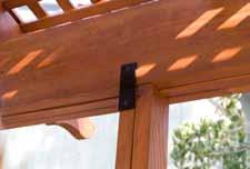 - Place foot Bracket under Frame Boards as shown and