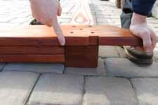 facing up -Protect your patio and keep
