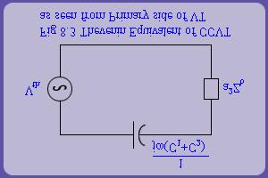 It is now obvious that Z th due to the capacitance divider, affects the voltage received by the relay.