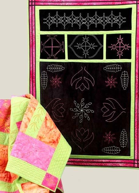 Decorative Black Wall Hanging Quilt Interactives has done it once again with a new plug-in. The new Decorative Quilting designs will motivate you with more inspiring possibilities than ever before.