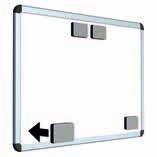 004 MAGNETIC CLICK FRAME 25 mm A2 42 X 60 mm Ideal for workspaces with steel walls or cabinets If you want to hang wall decorations in spaces with steel walls, you need a magnetic hanging system.