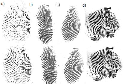 A Novel Region Based Liveness Detection Approach for Fingerprint Scanners 629 remain intact, resulting in more identifiable regions in spoof images than live images.