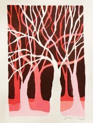 Create a border around the page (2cm) Draw a series of trees on an A4 portrait piece of art paper.
