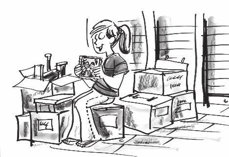 BLM 3 READER S THEATER Mom: Thanks for helping me clean out the at tic today, Daniela. Daniela: It s no problem, Mom. Mom: These boxes are very old.