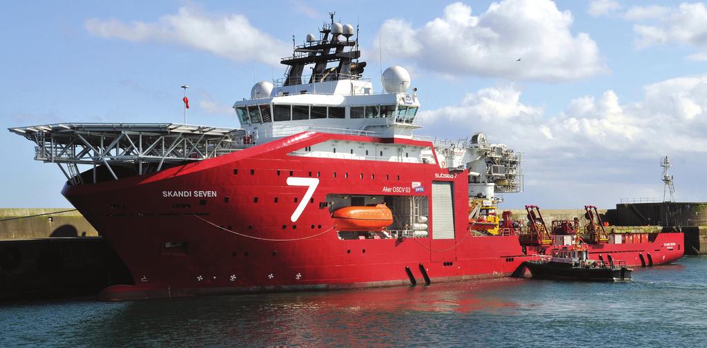Normand Subsea 7 vessel showing