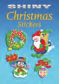978-0-486-43533-6 Shiny Christmas Stickers. 2pp.