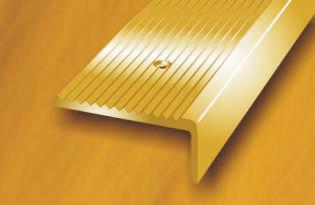 Selection Choose from nosings in various gauges and shapes to accommodate different step edges and floorings.