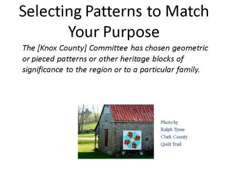 The pattern choices are limitless so it is important to select patterns that relate to your project purpose.