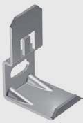 WALL MOUNT Wt: 0.0kg To be used on mesh up to 150mm in width. Fasteners required: 1 x M pressed steel to AS15.