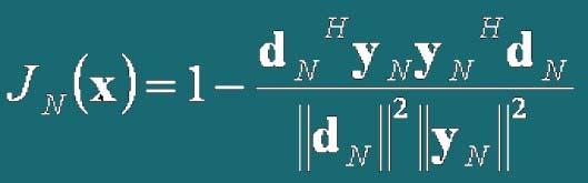 signal model of the adaptive antenna; objective function Objective Function Let s have y(n), d(n) - N-dimensional vectors that are discrete-time samples of y(t) and d(t).