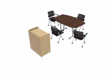 PRIVACY PANEL M797 CONFERENCE TABLE