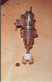 Electron beam VWS mounted on the vacuum below with 1 µm step motor feed Beam current density in horizontal direction, na/mm 2,0 1,5 1,0 0,5 0,0-0,5 25 27 29 31 33 35 37 Wire horizontal position, mm