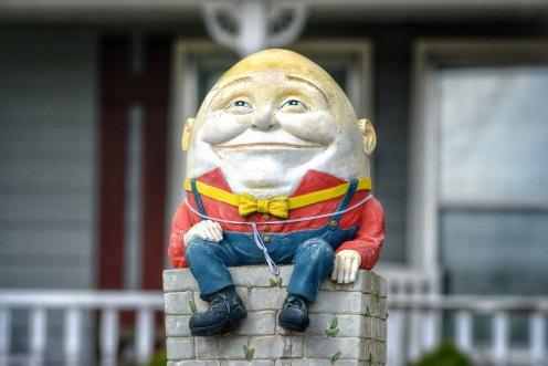 In Lewis Carroll's Through the Looking-Glass, Humpty Dumpty discusses semantics and pragmatics with Alice. "I don't know what you mean by 'glory,' " Alice said. Humpty Dumpty smiled contemptuously.