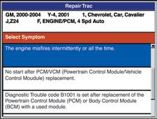 No pattern failure listed for the vehicle s symptom? No problem. Fast Fixes data provides a vehicle-specific checklist of the most likely and most overlooked causes.