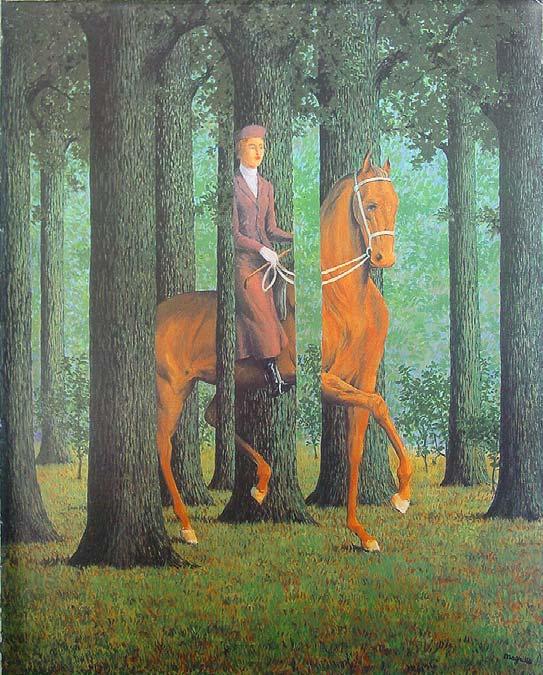 (Plate 56) Plate (4) René Magritte. Carte Blanche. 1965.