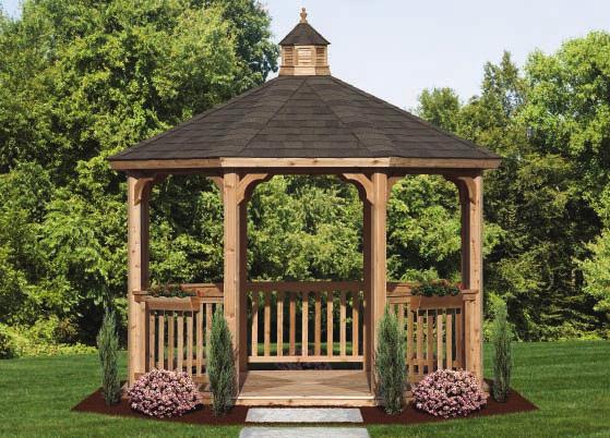 10' and 12' Octagon Cedar Gazebo Assembly Instructions Toll Free: 866.768.
