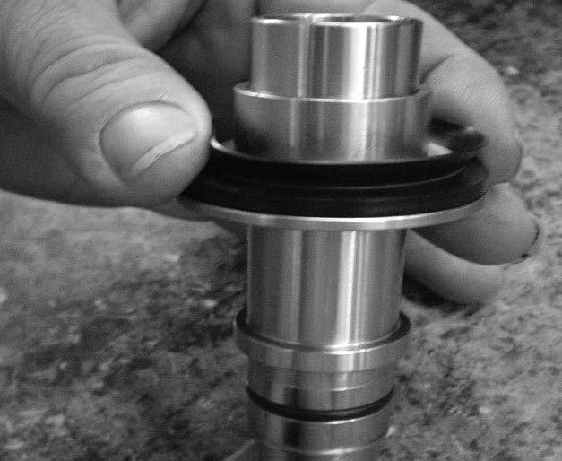 Figure 42 Remove O-ring from shaft.