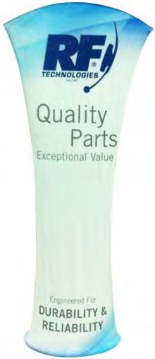 Allure Fabric Tension Banner Stands (Graphics Included) / Spotlight