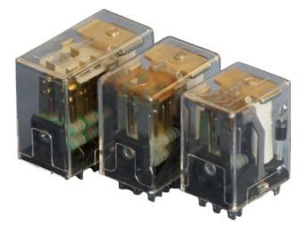 com VP Series Relay Miniature radle Relays World-wide compatibility ma/mv to A or 0V switching RoHS compliant istable magnetic latching types available Mounting options T and T approved types