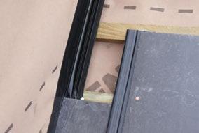 22. Install the slate eaves/starter course in the usual way, Easy Slate should