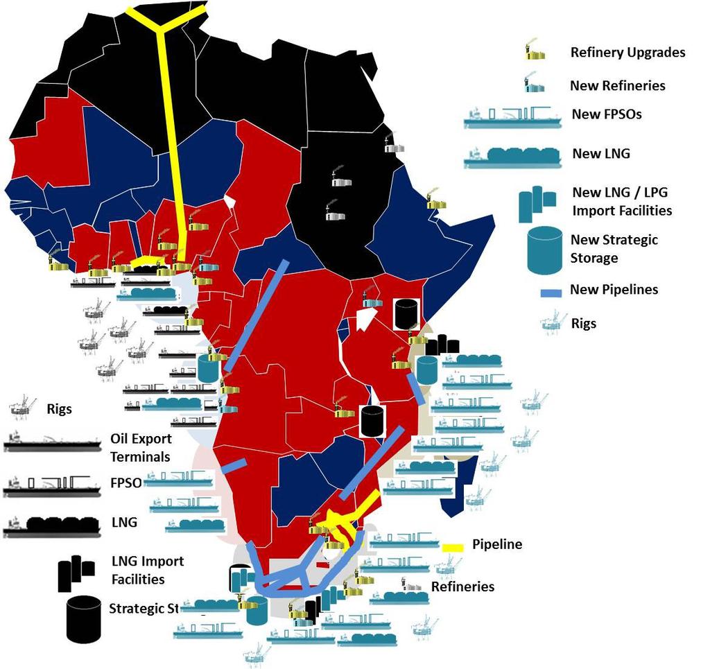 Future Scenarios Africa Oil & Gas proposed future activity Sub-Saharan Africa the next 20 years Over the next 20 years SubSaharan Africa will see significant changes in the upstream and