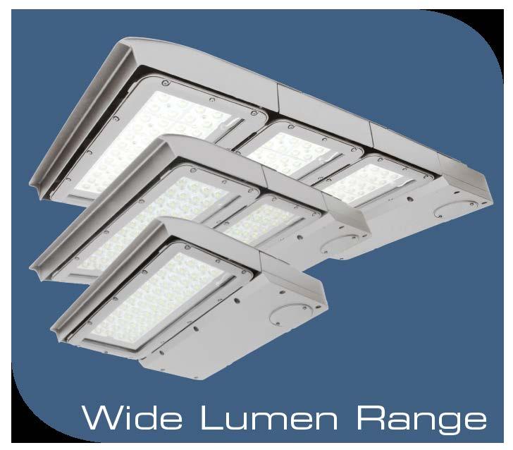 2. AREA LUMINAIRES 3 sizes that pack a punch!