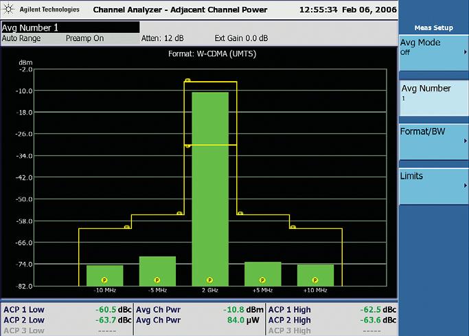Measurements and Features Communication channel measurements The Agilent CSA spectrum analyzer includes a number of communication system channel measurements, allowing users to accurately assess