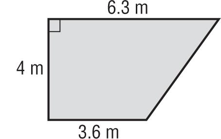 7 cm2 Area of