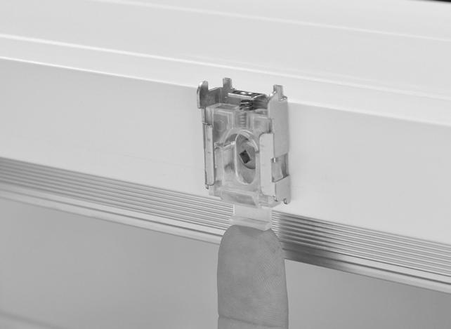 INSTALLATION Bypass Track Systems Step H. Attach the Optional Valance IMPORTANT: Two valances are available, the Bypass Standard Valance (3 1 /2") and the Decorative Valance (5").