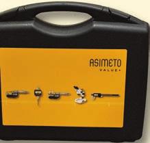 80 87.38 Ultimate Asimeto Metrology Kit Kit contains: 6 x.001 Aluminum Diecast Dial Caliper (7304065) 6 x.
