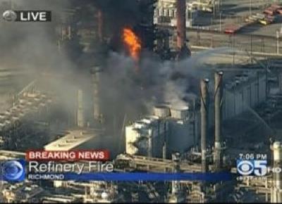 Chevron Refinery, Richmond, CA August 6, 2012 Flammable