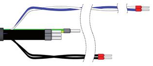 System Cables Order Catalogue Motor cable ServoOne / LSH, LST, LSN, LSP standard servomotors KM-PHBT-M0-A-KSxxx Art. no.: 98.0.0xxx Motor connector Des. motor connector Function Des.