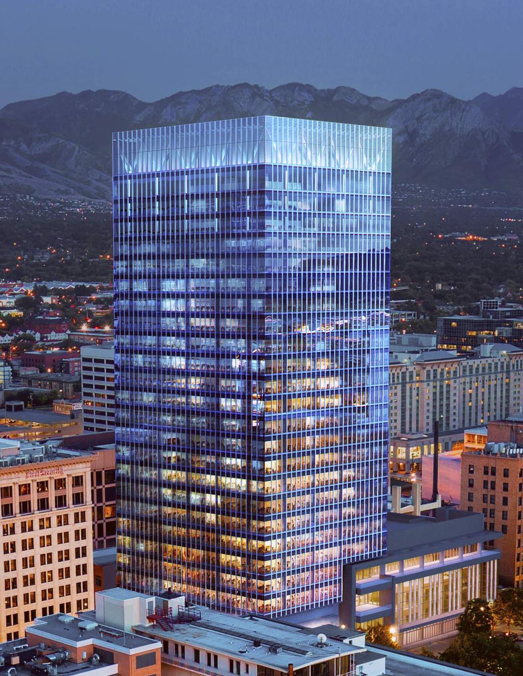 The 111 building in downtown Salt Lake City, and Goldman Sach s new home. They are currently the largest leasee of the property.