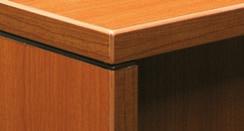 Superior design details, superior quality hardware, and superior laminates available in American Mahogany or American Cherry make this product the superior choice.
