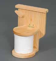 Kleenex Holder 8½"w x 8½"d x 23¾"h #105 Outhouse Toilet Paper