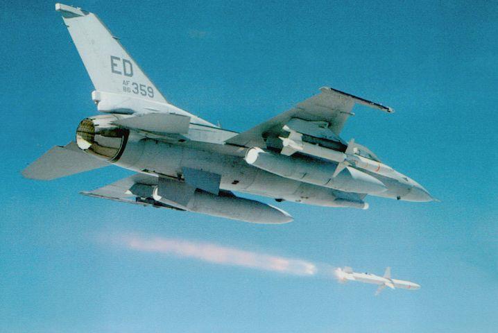 The F-16s operated by six nations around the world make use of the AGM-88 HARM ARM.