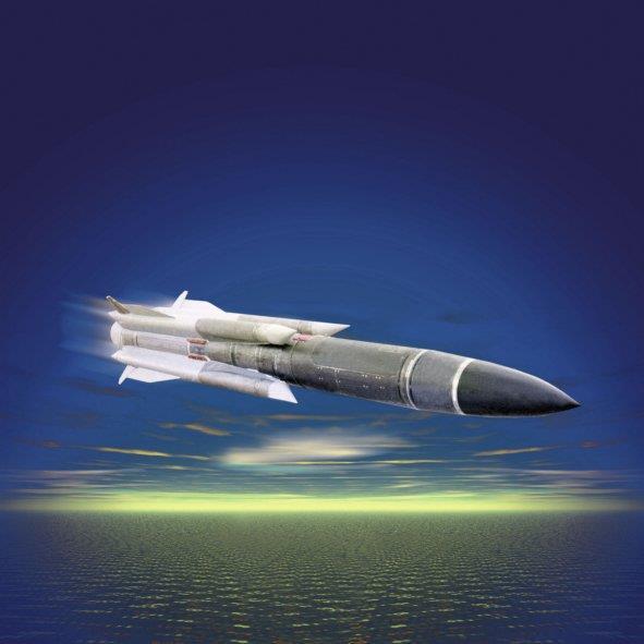 An artist's impression of the Kh-31P ARM.