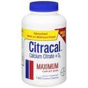 Citracal calcium supplement,
