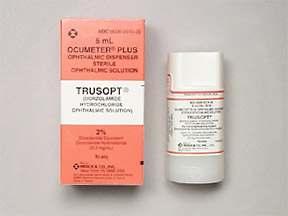 TRUSOPT(r) (dorzolamide) ophthalmic drop