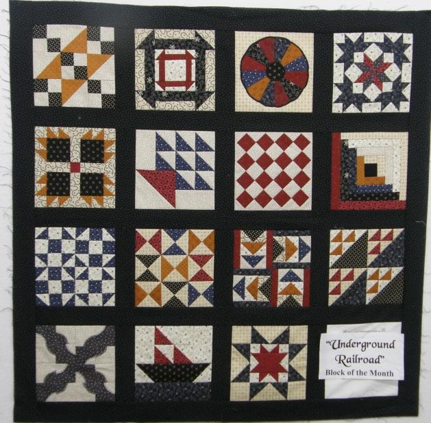 Underground Railroad Design by Eleanor Burns Great beginner bed quilt or for the more Confident piecer, choose the 6 block size (shown)for a wall hanging.