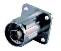 RECEPTACLES WITH SOLDER END Receptacles, plugs (male) > panel mounted HUBER+SUHNER type Item no.